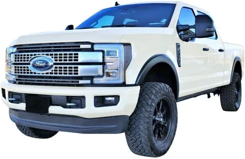 Monkey Autosports 2008-2010 Ford F250/350 guardabarros estilo equipo original/fábrica | Juego de 4 | Delantero derecho, delantero izquierdo, trasero