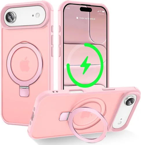 Vista 190 de CHAOFEnG Funda compatible con iPhone 11 Pro Max con soporte, color negro Fundas delgadas de grado militar para iPhone 11 Pro Max con soporte