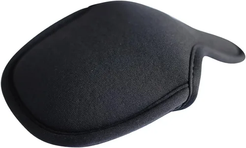 Vista 6 de Funda para cabezal de Putter de color negro. Tamaño estándar. Funda de neopreno perfecta para Mallet Putter. Se adapta a la mayoría de los putters e