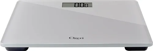 Vista 6 de Ozeri Báscula de baño de precisión, 440 libras 440.9lbs, en vidrio templado, con tecnología de sensor de 1.76oz, 0.1 libras 0.1lbs y tara