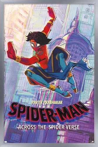 Trends International Marvel Spider-Man: Across The Spider-Verse - Pavitr Prabhakar - Póster de pared de una hoja, 22.4 pulgadas de largo x 14.7