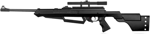 Bear River Sportsman 900 - Rifle de aire, escopeta de aire comprimido con bomba múltiple 0.177, escopeta de balines con mira incluida