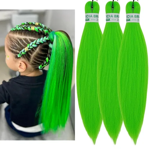 Vista 177 de Extensiones de Cabello para Trenzar Leticia Cabello Sintético Preestirado Yaki Cabello Ez para Trenzar