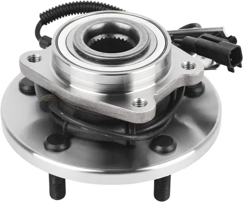 Vista 586 de Detroit Axle - Kit de cubos de rodamiento de rueda delantera de 6 piezas para Dodge Dart 2013-2016, Chrysler 200 2015-2017, 2 cojinetes de rueda