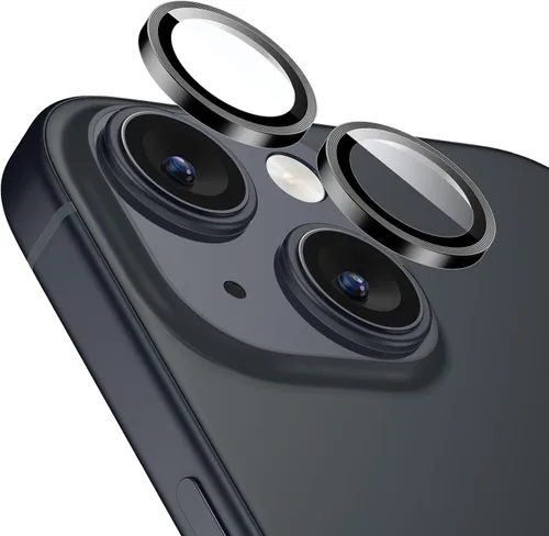 ESR Protector de Lente de Cámara para iPhone 15/15 Plus/14/14 Plus, Protectores de Lente Individuales Ultrarresistentes HD, Resistente a Arañazos,