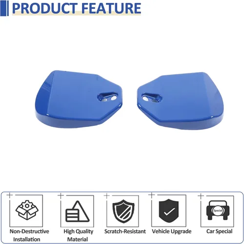 Vista 3 de Daeiclru Cubiertas de torre de puntal trasero compatibles con Chevrolet Corvette C8 2020-2023, cubierta de torre de ABS que absorbe los golpes