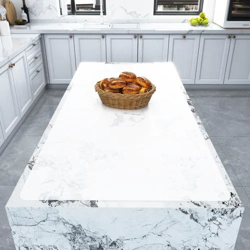 Vista 12 de Warome Tapete de silicona, 78.7 x 23.6 pulgadas, resistente al calor, para encimera, protector de encimera, tapete protector de encimera, tapete