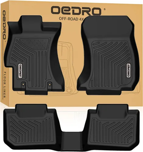 OEDRO Alfombrillas compatibles con Subaru Crosstrek 2016-2017, Impreza 2012-2016, WRX/WRX STi 2015-2021, XV Crosstrek 2013-2015