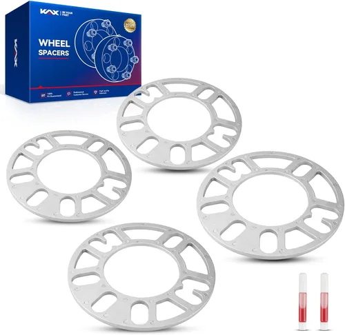 Vista 209 de KAX Espaciadores de rueda 4x4, adaptadores de espaciadores de rueda de 1" con pernos de 1/2" x20, diámetro del cubo de 59 mm, 2 piezas para Xpress
