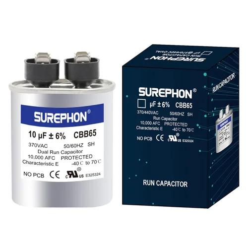 Vista 7 de 40+5 uF 40/5 MFD ±5% 370V/440VAC Condensador de Arranque y Funcionamiento Dual CBB65B Funciona para Motor de Ventilador de Unidad de Aire
