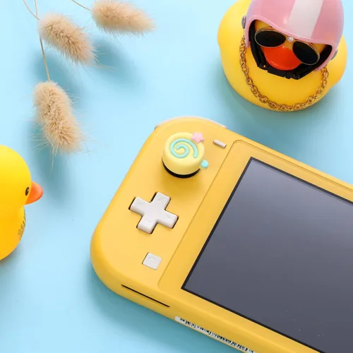 Vista 6 de Lindos empuñaduras de pulgar para interruptor, cubierta suave para palanca de mando compatible con Nintendo Switch, Switch OLED, Switch Lite