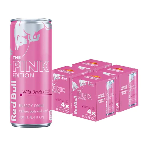 Vista 15 de Red Bull - Bebida energética, edición de coco, 8.4 onzas líquidas, paquete de 4, 33.6 onzas líquidas
