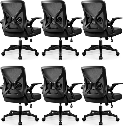 Vista 17 de FelixKing Silla de Oficina - Silla de Escritorio Ergonómica de Malla Transpirable con Ruedas y Soporte Lumbar, Sillas de Oficina para el Hogar