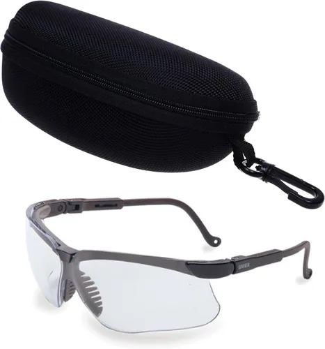 Vista 3 de Cosmos Honeywell Genesis Sharp-Shooter - Funda protectora para lentes de viaje, compatible con Howard Leight de Honeywell, color negro