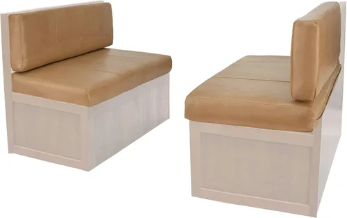 Vista 8 de RecPro Cojines para cabina de comedor RV con espuma viscoelástica para caravana (castaño, 36 pulgadas)