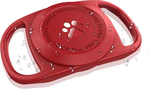Vista 13 de Soporte para collar de perro para Airtag [1 unidad] Funda protectora impermeable para Apple AirTag, duradera y ligera con protección de cuerpo