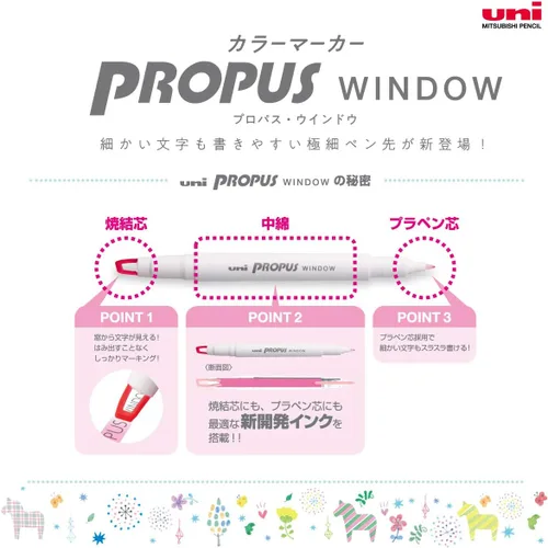 Vista 5 de Uni Propus - Color ahumado para ventana, juego de 5 colores (Pus-103T 5C3)