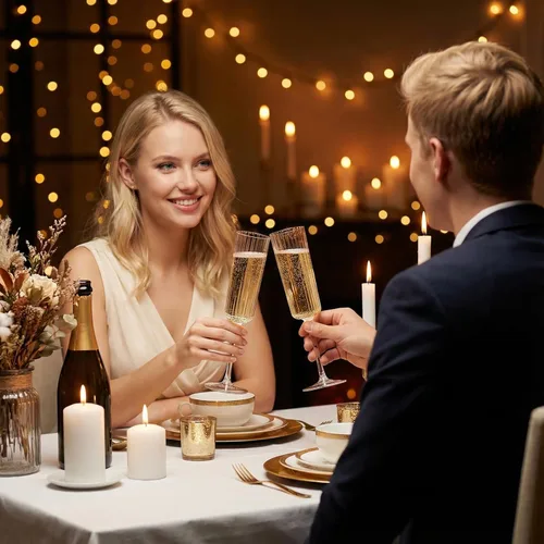 Vista 7 de Paquete de 36 copas de champán de plástico transparente, copas de champán desechables acanaladas de 6 onzas, copas de mimosa vintage transparentes