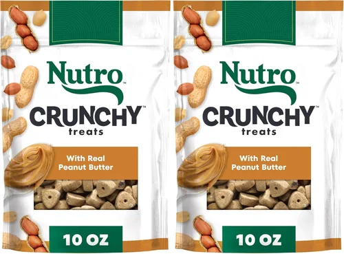 Vista 13 de Nutro Golosinas crujientes para perros con manzana real, bolsa de 10 onzas