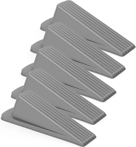 Vista 9 de Crosize Topes de puerta para la parte inferior de la puerta, topes de puerta de goma de alta calidad, cuña de puerta resistente para alfombras