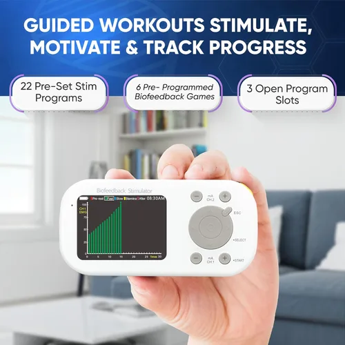 Vista 5 de K-fit Kegel Toner Plus Biofeedback - Dispositivo de ejercicio de suelo pélvico para tonificar y fortalecer, incontinencia, 22 programas de Stim