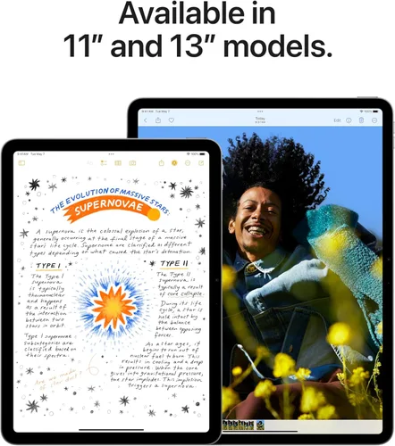 Vista 3 de 2024 Apple iPad Air (11 pulgadas, Wi-Fi, 1 TB) - Azul (renovado)