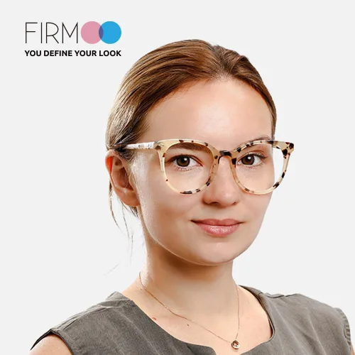Vista 6 de Firmoo Blue Light Blocking Glasses for Women/Men, Round Fashion Retro Computer Anti Glare Anti Eyestrain Eyeglasses