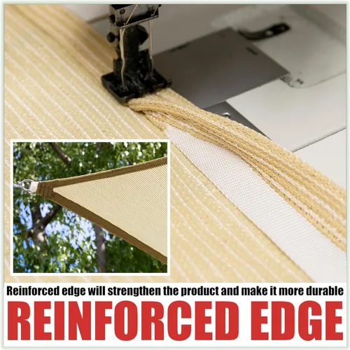 Vista 5 de Royal Shade Toldo parasol cuadrado rectangular azul de 6 x 6 pies para hacer toldo RTAPS14, UPF50+ 95% de bloqueo UV, estándar comercial de 200 GSM