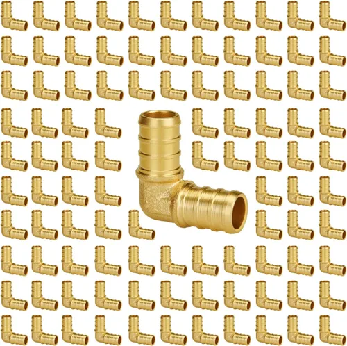 Vista 36 de SUNGATOR Paquete de 50 accesorios Pex de 1/2" en T, accesorios Pex de 1/2 pulgada en T, sin plomo, de latón, certificados NSF