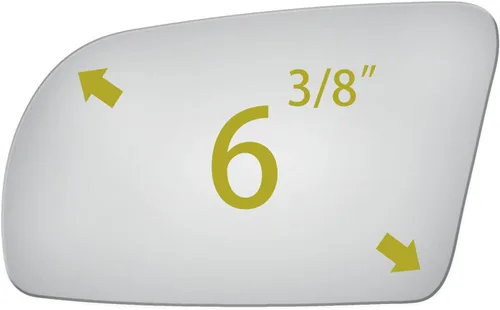 Vista 3 de BOOLEE Reemplazo de vidrio para espejo lateral del conductor, compatible con Nissan Altima 2007 2008 2009 2010 2011 2012