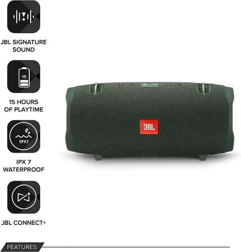 Vista 2 de JBL Xtreme 2 Altavoces Bluetooth inalámbricos portátiles - Par (verde)