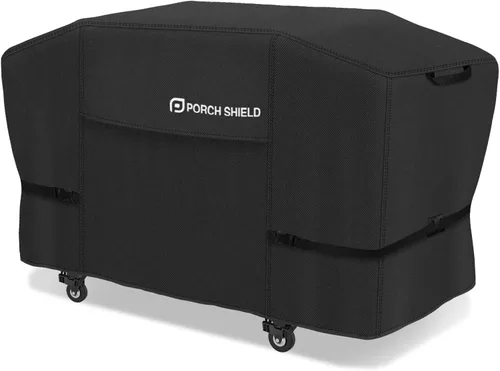 Vista 13 de Porch Shield Cubierta de parrilla de gas 600D de 28 pulgadas impermeable y resistente a la decoloración, se adapta a la estación de cocción