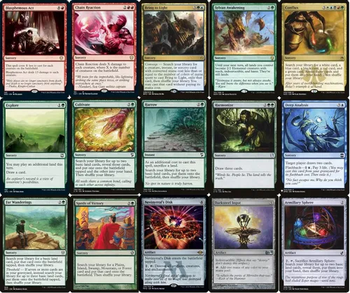 Vista 5 de Elite Wrath Control Commander Deck - Hecho a medida - Elite - MTG - 5 colores EDH - 100 cartas