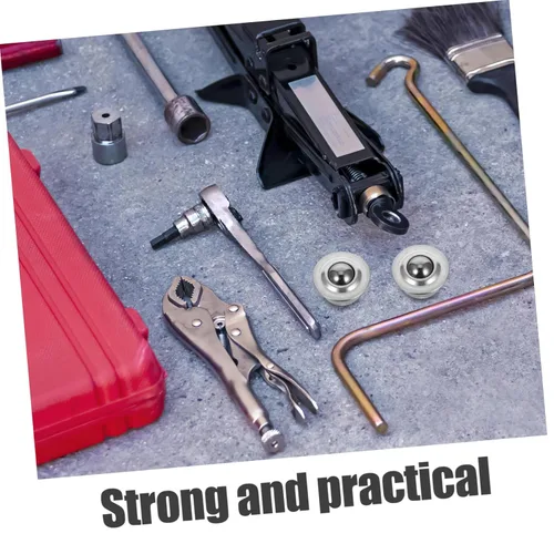 Vista 5 de 8 bolas de rodamiento de transferencia: ruedas de bolas de acero inoxidable para cargas pesadas - Diseño de base plana para estabilidad