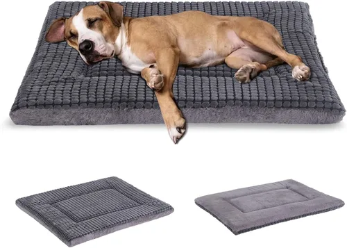 Vista 38 de BVAGSS Almohadilla Reversible para Jaula de Perro, Colchoneta de Cama para Mascotas de Espuma Viscoelástica, Colchón Suave y Cálido Lavable a
