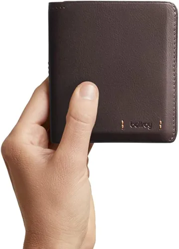 Vista 6 de Bellroy Note Sleeve - Edición premium cartera delgada de cuero billetera billete Marrón Minimalista
