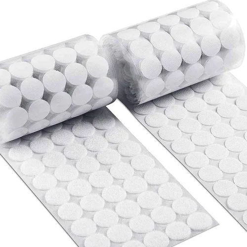 Puntos autoadhesivos, adhesivo fuerte, 1400 unidades (700 pares) de 0.59 pulgadas de diámetro, puntos de nailon con cintas adhesivas impermeables,
