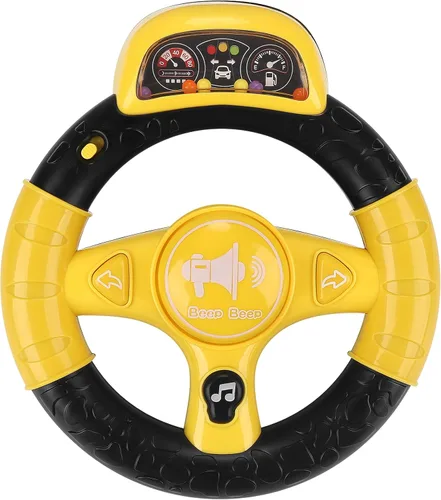 Vista 10 de Accmor Juguete para volante de cochecito, volante simulado para cochecito, carritos de compras, carrito universal desmontable de simulación