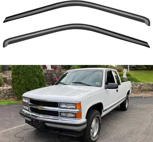 Vista 6 de Viseras de ventana, protectores de lluvia para Ford Explorer 1991-2000, deflectores de viento en el canal para Ford Explorer Sport 2001-2003, Mazda