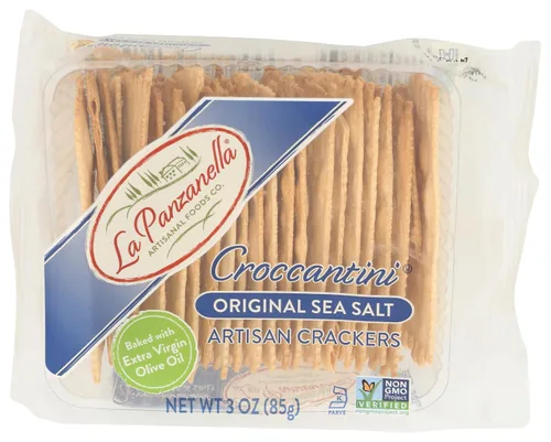 Vista 9 de La Panzanella Mini Croccantini, pimienta negra, 6 onzas