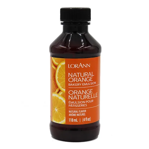 LorAnn - Emulsión de naranja para panadería, botella de 4 onzas