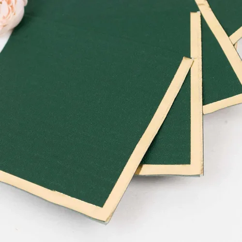 Vista 58 de Efavormart 50 Pack 5"x5" Servilletas azules de papel suaves de 2 capas, servilletas desechables para cóctel - 18 GSM