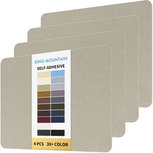 Vista 112 de KING MOUNTAIN Cinta de reparación de lona, parche para equipos para exteriores, 4 x 63 pulgadas, impermeable, autoadhesiva para reparar cubiertas