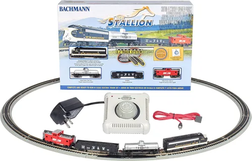 Vista 4 de Bachmann Trenes - Juego de tren eléctrico listo para funcionar The Stallion - Escala N