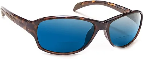 Coyote Eyewear BP-14 - Gafas de sol polarizadas bifocales para lectura para hombres y mujeres, ovaladas, deportivas, envolventes, bifocales, lector