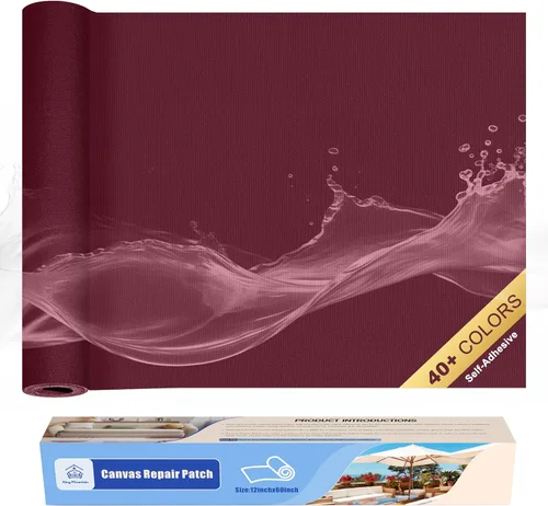 Vista 69 de KING MOUNTAIN Cinta de reparación de lona, parche para equipos para exteriores, 4 x 63 pulgadas, impermeable, autoadhesiva para reparar cubiertas