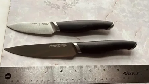Vista 4 de Juego de cuchillos de cocina de alta calidad de 15 piezas Incluye cuchillo de chef, cuchillo de pan, cuchillo de cortar, cuchillo sankotu