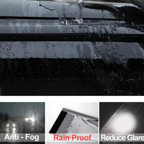 Vista 7 de Deflector de Viento Compatible con Chevy Impala 2006-2013 14-16 Impala Limited Guardas Ahumadas de Sol/Lluvia Viseras de Ventana 94843