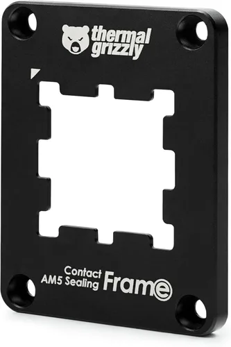 Vista 5 de Thermal Grizzly Marco de sellado de contacto AM5 - Combinación de marco de contacto y protector de CPU - Optimiza los puntos de presión de contacto