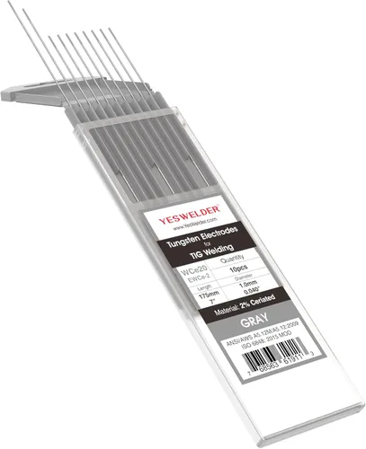 Vista 38 de YESWELDER Electrodo de tungsteno TIG Weld 1/8"x 7" 10-pk, no radiactivo comparable a E3 púrpura